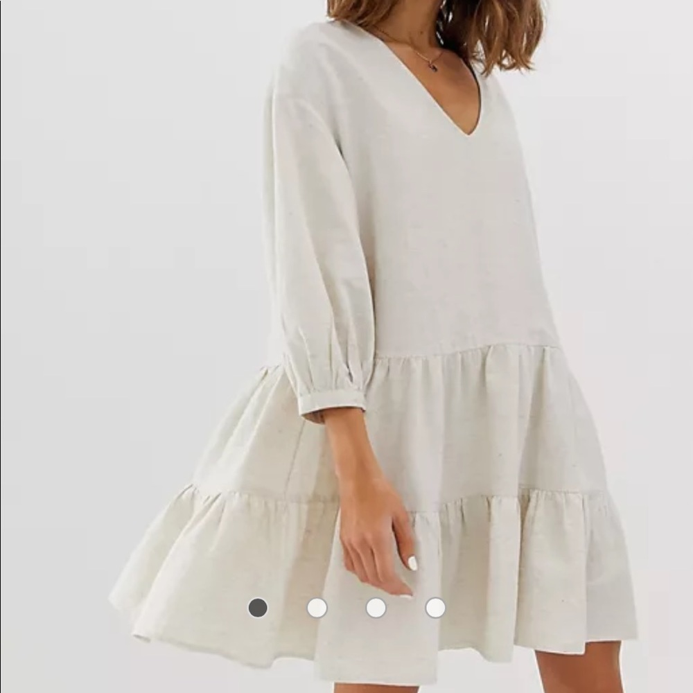 ASOS linen smock dress